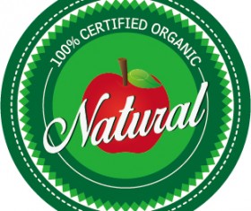 Nature oragnic labels vector design 03