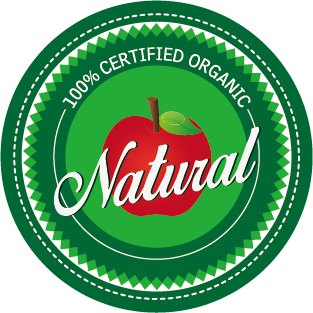 Nature oragnic labels vector design 03