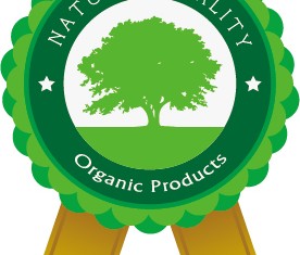 Nature oragnic labels vector design 07