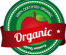 Nature oragnic labels vector design 11