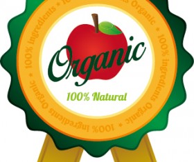 Nature oragnic labels vector design 12
