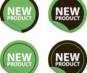 New design stickers vectors 05