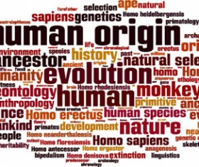 Pattern word cloud creative vector 05