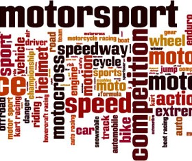 Pattern word cloud creative vector 06