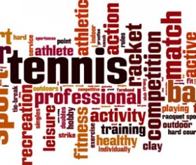 Pattern word cloud creative vector 08