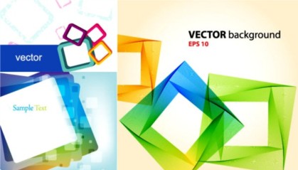 Personality colorful frames background vector graphics