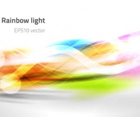 Rainbow light abstract vector background