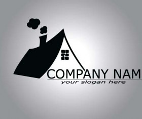 Real estate company logos vectors 01
