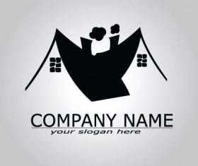 Real estate company logos vectors 04