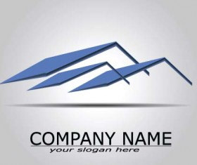 Real estate company logos vectors 05