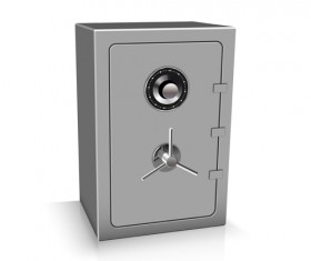 Safe deposit creative vector set 01