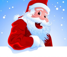 Santa Claus happy christmas vector 03