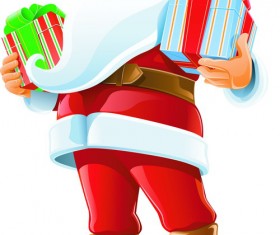 Santa Claus happy christmas vector 04