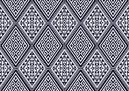 Seamless ethnic pattern design vector 02