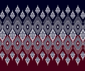 Seamless ethnic pattern design vector 05