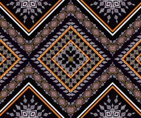 Seamless ethnic pattern design vector 06