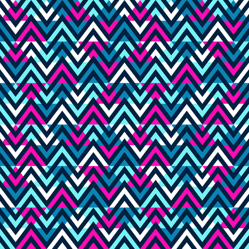 Seamless wave pattern vectors graphics 03