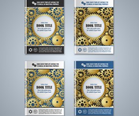 Set of book cover creative vector 10