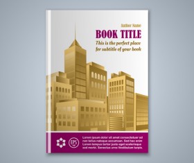 Set of book cover creative vector 19