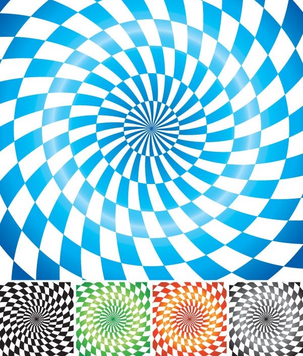 Spiral background vector