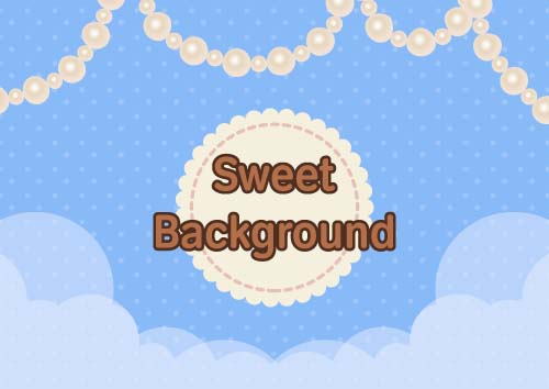 Sweet background with Jewelry vectors 04