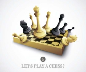 Vector chess competition backgrounds material