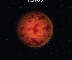 Venus art background vector