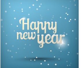Winter new year snow background vector