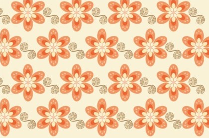 bright colors flower pattern seamless vector