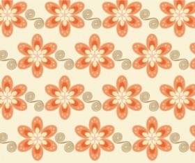 bright colors flower pattern seamless vector