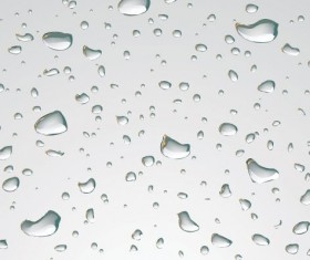 Realistic water drop background vector