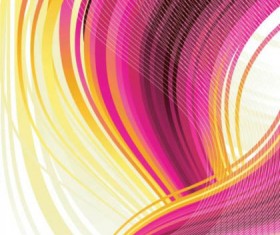 Colorful dynamic lines background set vector