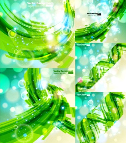 Green modern abstract background vector