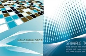 Typical computer desktop background vector design