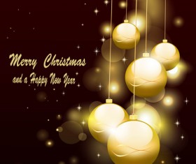 2016 Merry christmas and new year background vectors 02