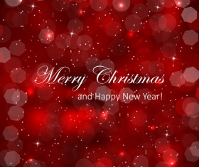 2016 christmas and new year halation background vector 01