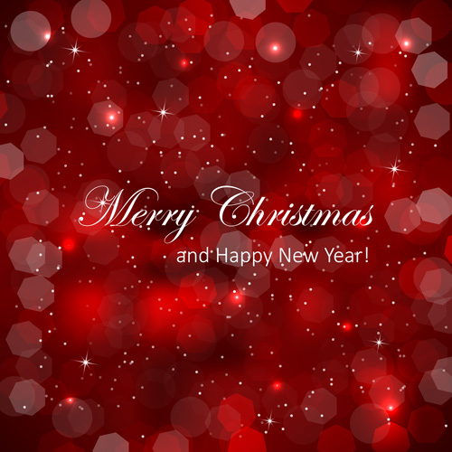 2016 christmas and new year halation background vector 01