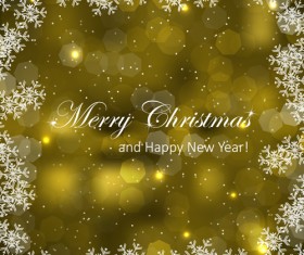 2016 christmas and new year halation background vector 02