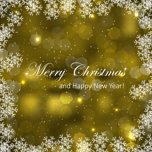 2016 christmas and new year halation background vector 02