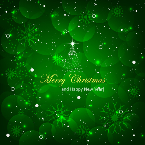 2016 christmas and new year halation background vector 03