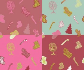 2016 christmas ornaments seamless pattern vector 03