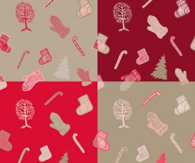 2016 christmas ornaments seamless pattern vector 08