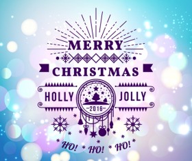 2016 christmas with new year blurs background 01
