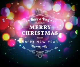 2016 christmas with new year blurs background 02