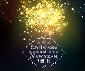 2016 christmas with new year blurs background 05