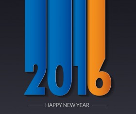 2016 new year creative background design vector 03