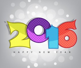 2016 new year creative background design vector 12