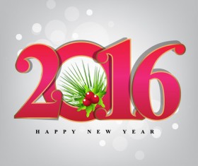2016 new year creative background design vector 14