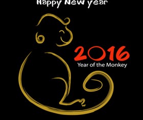 2016 new year creative background design vector 19