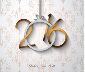 2016 new year creative background design vector 24